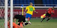 Richarlison fez três gols e foi o dono do jogo contra a Alemanha nesta quinta-feira Lucas Figueiredo/CBF  Foto: Lucas Figueiredo  / CBF