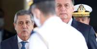 Walter Braga Netto ao lado de Jair Bolsonaro durante evento em Brasília
REUTERS/Adriano Machado  Foto: Reuters