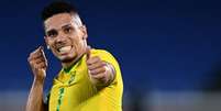 3 a 2: Paulinho marcou o terceiro e último do Brasil contra a Alemanha, nos jogos Olímpicos (DANIEL LEAL-OLIVAS / AFP
Lucas Figueiredo/CBF)  Foto: Lance!
