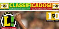 Em 2012, o LANCE! destacou o gol de Paulinho que classificou o TImão à semi da Liberta (Imagem: Arquivo LANCE!)  Foto: Lance!