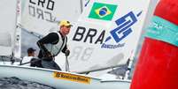 Robert Scheidt estreou na Olímpiada de Tóquio neste domingo (Divulgação)  Foto: LANCE!