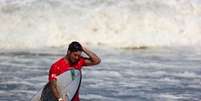 Notas baixas dadas por juízes a Gabriel Medina causaram indignação entre torcedores brasileiros; ele ficou sem medalhas  Foto: Reuters / BBC News Brasil