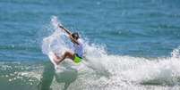 Silvana Lima foi eliminada nas quartas de final do surfe masculino (Foto: Miriam Jeske / COB)  Foto: Lance!