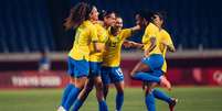 'Ela (Pia Sundhage) queria todo mundo pronta, com ritmo, pois cada jogo é importante', disse Rafaelle (CBF  Foto: Lance!