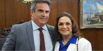 O ministro Ciro Nogueira com a mãe, Eliane Nogueira.  Foto: Instagram/Reprodução / Estadão