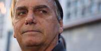 Presidente Jair Bolsonaro ao deixar hospital em São Paulo
18/07/2021 REUTERS/Amanda Perobelli  Foto: Reuters