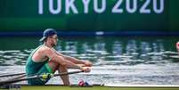 Lucas Verthein alcança melhor resultado da história do Brasil no skiff simples, nos Jogos Olímpicos (Foto: COB)  Foto: Lance!