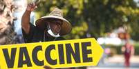 Vaccine drive in LA  Foto: Getty Images / BBC News Brasil