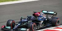 Lewis Hamilton recuperou-se na prova e terminou em terceiro   Foto: Mercedes / Grande Prêmio