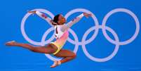 Rebeca em sua última apresentação nesta segunda-feira nos Jogos Olímpicos de Tóquio Lisi Niesner Reuters  Foto: Lisi Niesner / Reuters