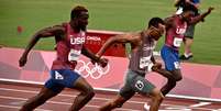 Andre de Grasse conquistou a medalha de ouro nos 200m rasos (Foto: Jeff PACHOUD / AFP)  Foto: Lance!