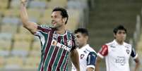 Fred comemora após marcar o gol da vitória do Fluminense no Maracanã  Foto: Antonio Lacerda/Reuters