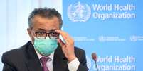 Diretor-geral da Organização Mundial de Saúde, Tedros Adhanom Ghebreyesus, em Genebra
24/05/2021 Laurent Gillieron/Pool via REUTERS  Foto: Reuters