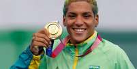 Ana Marcela Cunha conquistou a quarta medalha de ouro do Brasil em Tóquio (Foto: Satiro Sodré / CBDA)  Foto: Lance!