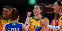 Rosamaria atua há três temporadas no voleibol italiano (Foto: PEDRO PARDO / AFP)  Foto: LANCE!