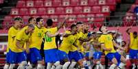 O Brasil vai disputar a final contra a Espanha no futebol (Foto: MARTIN BERNETTI / AFP)  Foto: Lance!