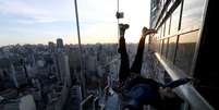 Mirante de vidro em arranha-c&eacute;u de S&atilde;o Paulo p&otilde;e &agrave; prova medo de altura 
03/08/2021
REUTERS/Amanda Perobelli  Foto: Reuters