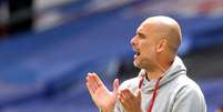 Pep Guardiola durante partida do Manchester City contra o Crystal Palace pelo Campeonato Inglês
01/05/2021 Pool via REUTERS/Catherine Ivill  Foto: Reuters