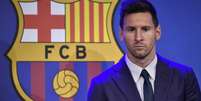 Messi se despediu do Barcelona neste domingo e está perto de ser anunciado pelo PSG (Foto: PAU BARRENA / AFP)  Foto: Lance!