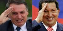 Tanto Bolsonaro quanto Chávez fizeram carreira militar e tiveram problemas disciplinares que os levaram a deixar as Forças Armadas  Foto: BBC News Brasil