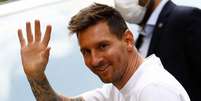 Lionel Messi deverá esperar cerca de um mês até entrar em campo pelo PSG (Foto: SAMEER AL-DOUMY / AFP)  Foto: Lance!