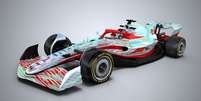 A Fórmula 1 revelou as primeiras imagens do carro-conceito da nova era que vai vigorar a partir de 2022   Foto: Fórmula 1 / Grande Prêmio