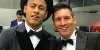 Messi e Neymar são amigos desde os tempos de Barcelona (Foto: Reprodução/Instagram)  Foto: Lance!