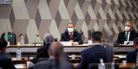 Senadores participam de reunião da CPI da Covid
10/06/2021
REUTERS/Adriano Machado  Foto: Reuters