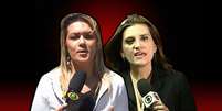 Letícia Gil e Beth Lucchesi: a violência no Brasil não poupa ninguém  Foto: Reproduções/TV (Fotomontagem: Blog Sala de TV)