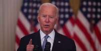 Presidente dos EUA, Joe Biden, faz pronunciamento na Casa Branca
16/08/2021
REUTERS/Leah Millis  Foto: Reuters