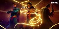 Mulher-Maravilha se junta a Batman e Superman no Fortnite   Foto: Divulga&ccedil;&atilde;o/Epic Games / Tecnoblog