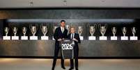 Courtois renovou contrato com o Real Madrid até 2026 (Foto: Divulgação / Real Madrid)  Foto: Lance!