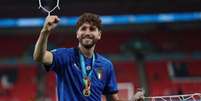 Locatelli foi um dos grandes nomes da Itália na Eurocopa entre junho e julho (Foto: CARL RECINE / POOL / AFP)  Foto: Lance!