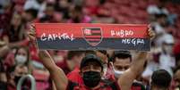 Torcedor do Flamengo no Estádio Mané Garrincha, em Brasília (Foto: Alexandre Vidal / Flamengo)  Foto: Lance!