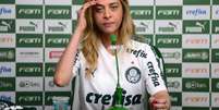 Leila Pereira afirmou que Palmeiras vai jogar no Allianz Parque   Foto: Bruno Ulivieri/O Fotografico / Gazeta Press