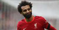 Salah durante o último jogo do Liverpool pelo Campeonato Inglês  Foto: Russell Cheyne/Reuters 