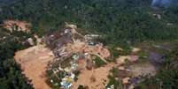 Garimpo em área desmatada da floresta amazônica perto de Crepurizão, no município de Itaituba, Estado do Pará, Brasil
06/08/2017 REUTERS/Nacho Doce/Arquivo  Foto: Reuters