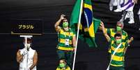 Delegação brasileira na cerimônia de abertura dos Jogos Paralímpicos  Foto: Divulgação/CPB / Ansa - Brasil