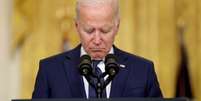 President dos EUA Joe Biden na Casa Branca, em Washington.
26/08/2021 
REUTERS/Jonathan Ernst       Foto: Reuters