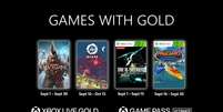 Os jogos disponibilizados de forma gratuita para os assinantes  Foto: Xbox / Divulgação