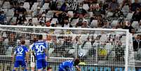 Lance do gol do Empoli na vitória sobre a Juventus em Turim (Foto: ISABELLA BONOTTO/AFP)  Foto: Lance!
