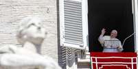 Francisco fez oração do Angelus na praça de São Pedro  Foto: ANSA / Ansa - Brasil