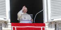 Papa Francisco celebra Angelus no Vaticano  Foto: ANSA / Ansa - Brasil