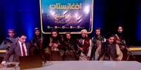 Âncora de TV no Afeganistão é pressionado por integrantes do Talibã  Foto: Reprodução/Twitter