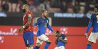 Everton Ribeiro comemora único gol na vitória do Brasil sobre o Chile pelas Eliminatórias Lucas Figueiredo CBF  Foto:  Lucas Figueiredo  / CBF