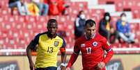 Partida entre Chile e Equador   Foto: Carlos Parra / Selección Chilena