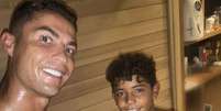 Filho de Cristiano Ronaldo já deu os primeiros passos no futebol (Foto: Reprodução / Instagram)  Foto: Lance!