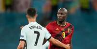 Bélgica, de Lukaku, venceu Portugal, de Cristiano Ronaldo, na Eurocopa (Foto: THANASSIS STAVRAKIS / POOL / AFP)  Foto: Lance!