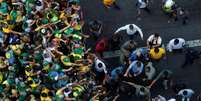 Jair Bolsonaro na Avenida Paulista neste 7 de setembro Amanda Perobelli Reuters  Foto: Amanda Perobelli  / Reuters
