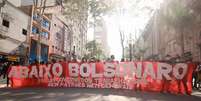 anifestantes protestam contra o governo Jair Bolsonaro  Foto: FABRICIO BOMJARDIM/THENEWS2 / Estadão Conteúdo